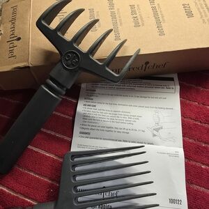 Pampered Chef Black Nylon Meat Shredding Forks - Set